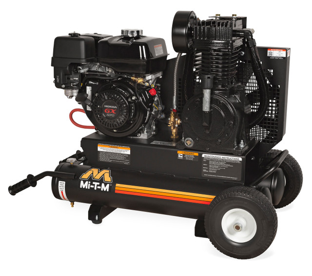 Mi-T-M AM2-PH09-08ME 8G Two Stage Honda Gas Air Compressor w/Electric Start