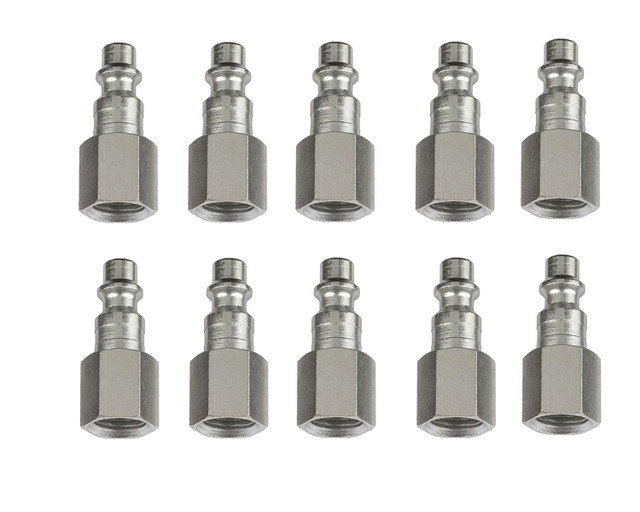 Amflo CP20 1/4" I/M Plug with 1/4" FNPT - 10 Pack
