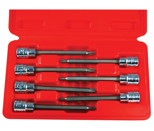 ATD Tools 7 Piece Extra Long Sae Hex Bit Socket Set ATD Tools 7 Piece Extra Long Sae Hex Bit Socket Set