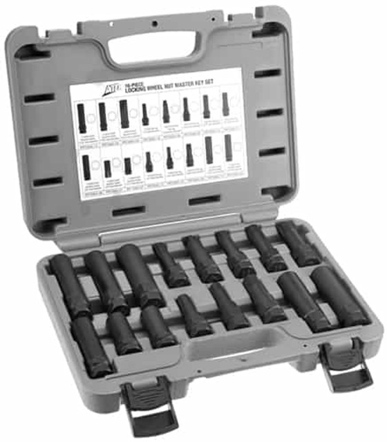16 Pc. Locking Wheel Nut Master Key Set