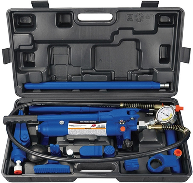ATD 5800A 4-Ton Hydraulic Body Repair Kit ATD 5800A 4-Ton Hydraulic Body Repair Kit