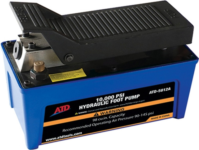 ATD 5812A 10,000 psi Hydraulic Foot Pump