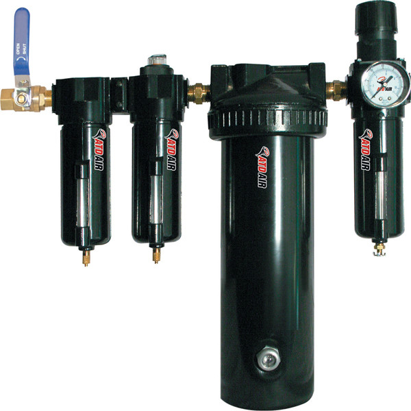 Large Capacity Air Desiccant Air Drying System - 1/2” Pipe, 30 SCFM