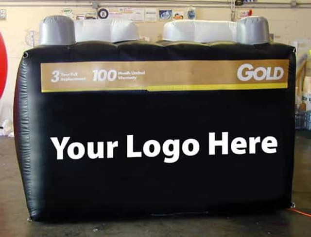 Custom Design 7' x 12' Inflatable Battery Custom Design 7' x 12' Inflatable Battery