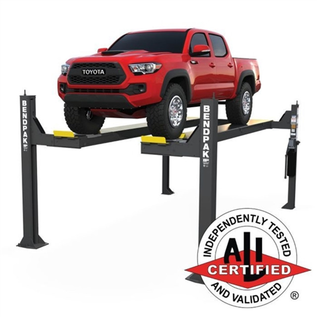 BendPak HDSO14-AX Extended Open Front ALI 4 Post Alignment Lift 14,000 lb - New Gray