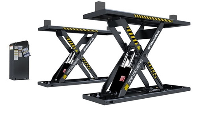BendPak MDS-6LPF ALI Open Center Mid-Rise Scissor  Flush Mount Lift 6,000 lb BendPak MDS-6LPF ALI Open Center Mid-Rise Scissor  Flush Mount Lift 6,000 lb