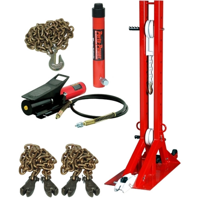 Blackhawk Automotive Porto-Power Pulling Post Package, 10-Ton