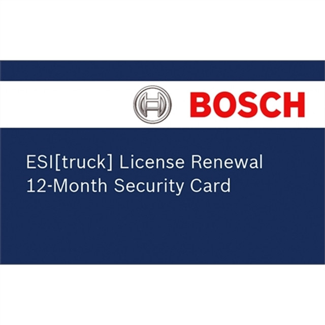 Bosch 3824-08 ESI Truck  1-Year Renewal License Bosch 3824-08 ESI Truck  1-Year Renewal License