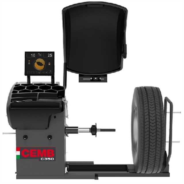 CEMB C350 Video Car, Truck & Bus Wheel Balancer w/Lift Spindle
