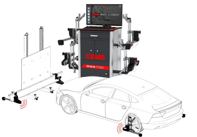 CEMB DWA1100ADAS Wireless CCD Wheel Alignment System w/ADAS CEMB DWA1100ADAS Wireless CCD Wheel Alignment System w/ADAS