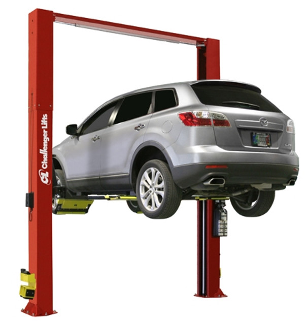 Challenger CL10A-XP9-DPC Series ALI Adjustable 9K 2 Post Lift w/Dual Pendant Power Controls