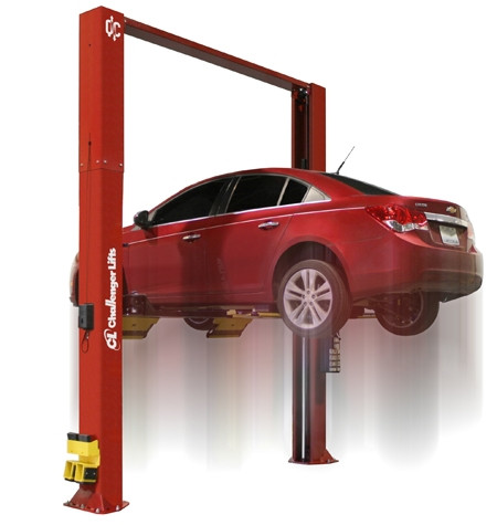 Challenger CL10A-XP9-DPC-QC Series ALI Quick Cycle 9K 2 Post Lift w/Dual Pendant Power Controls & Increases Rise/Descent Speed