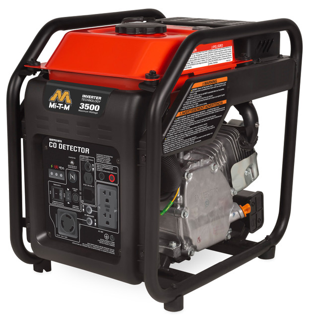 Mi-T-M GEN-3500-IMM1 Gasoline Inverter/Generator w/3500-Watt