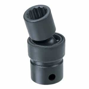 Grey Pneumatic GRE1112UM 3/8 in. Drive 12 Point x 12mm Univ Socket for Ford Drive Shafts