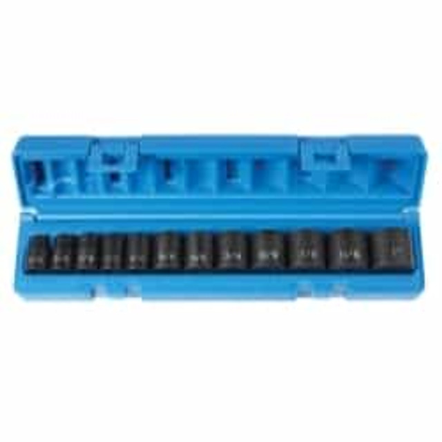 12pc 3/8"D 12pt Standard Fractional Impact Socket Set 12pc 3/8"D 12pt Standard Fractional Impact Socket Set