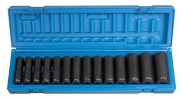 1/2"D 14pc Deep Metric Set 1/2"D 14pc Deep Metric Set