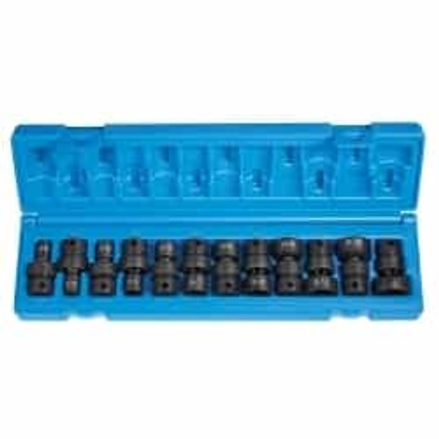 12pc 3/8"D 12pt Standard Fractional Universal Impact Socket Set 12pc 3/8"D 12pt Standard Fractional Universal Impact Socket Set