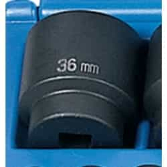 1/2"D 36mm Improved Hex Black Socket