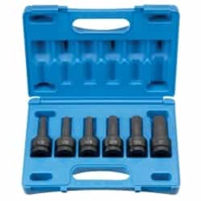 6pc 3/4"D Fractional Hex Driver Impact Socket Set 6pc 3/4"D Fractional Hex Driver Impact Socket Set