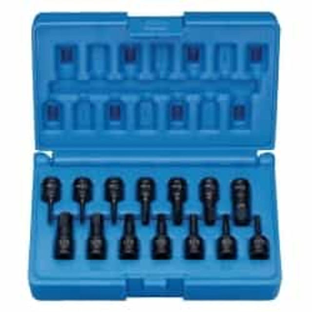 1/4"D Fractional and Metric Impact Hex Driver Set 1/4"D Fractional and Metric Impact Hex Driver Set