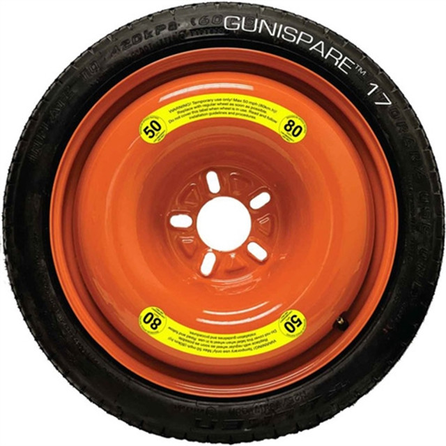 GUNIWHEEL™ GUNISPARE™ 17" Emergency Spare Tire GUNIWHEEL™ GUNISPARE™ 17" Emergency Spare Tire