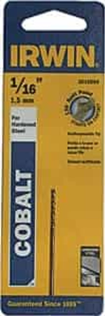 3/16" x 3-1/2" Cobalt HSS Carded 3/16" x 3-1/2" Cobalt HSS Carded