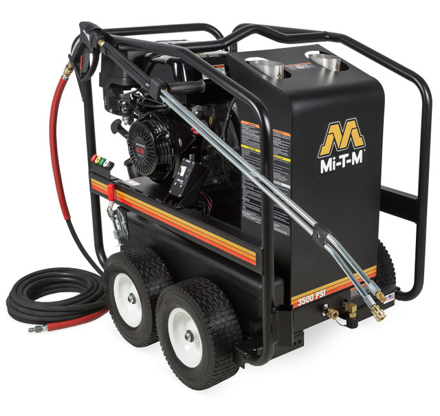 Mi-T-M HSP-3504-3MGH Direct Drive Hot Water Gas Pressure Washer  w/Honda Engine