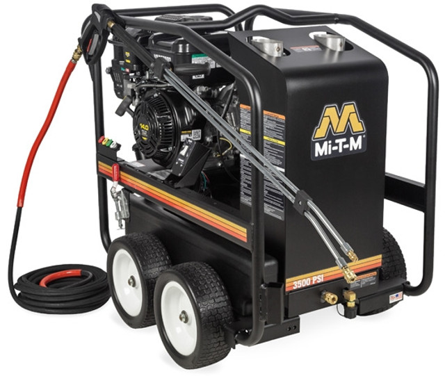 Mi-T-M HSP-3504-3MGV Direct Drive Hot Water Gas Pressure Washer w/Vanguard Engine Mi-T-M HSP-3504-3MGV Direct Drive Hot Water Gas Pressure Washer w/Vanguard Engine