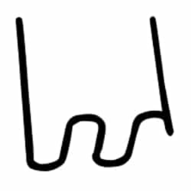 0.8mm Wave Staple 0.8mm Wave Staple