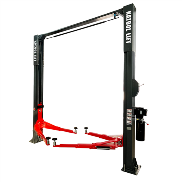Katool KT-AS110D Asymmetric Direct-Drive 2 Post Car Lift 11,000 lbs