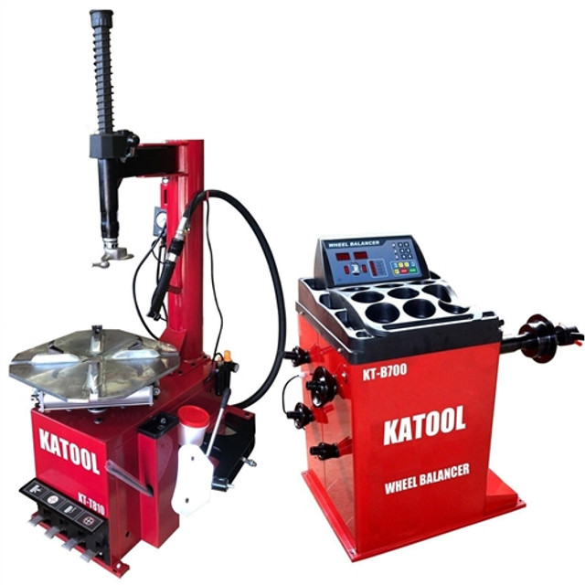 Katool KT-T810 Tire Changer & KT-B700 Wheel Balancer Combo