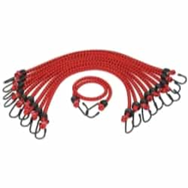 3/8" x 24" 10pk General Purpose Bungee Cord 3/8" x 24" 10pk General Purpose Bungee Cord