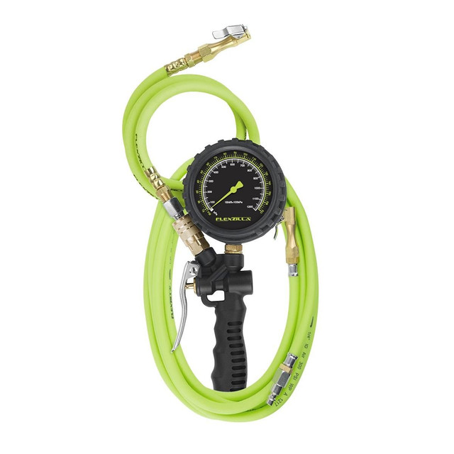 Legacy AL2025FZ-2 1/4" Tire Inflator w/Gauge & Flexzilla® Hose