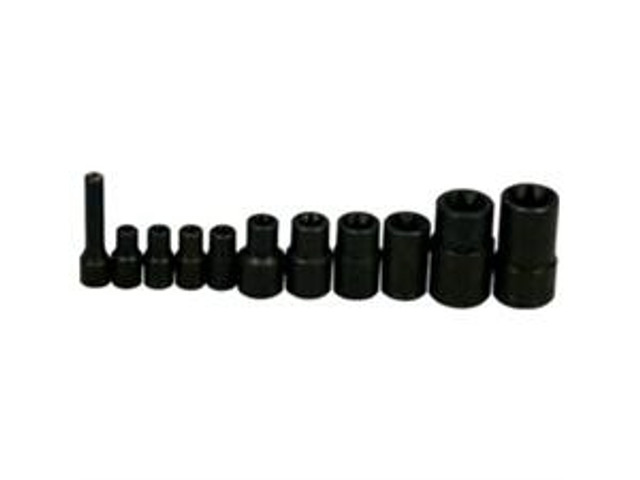 1/4"D E8 IMP EXT TRX BLK BITSOC 1/4"D E8 IMP EXT TRX BLK BITSOC