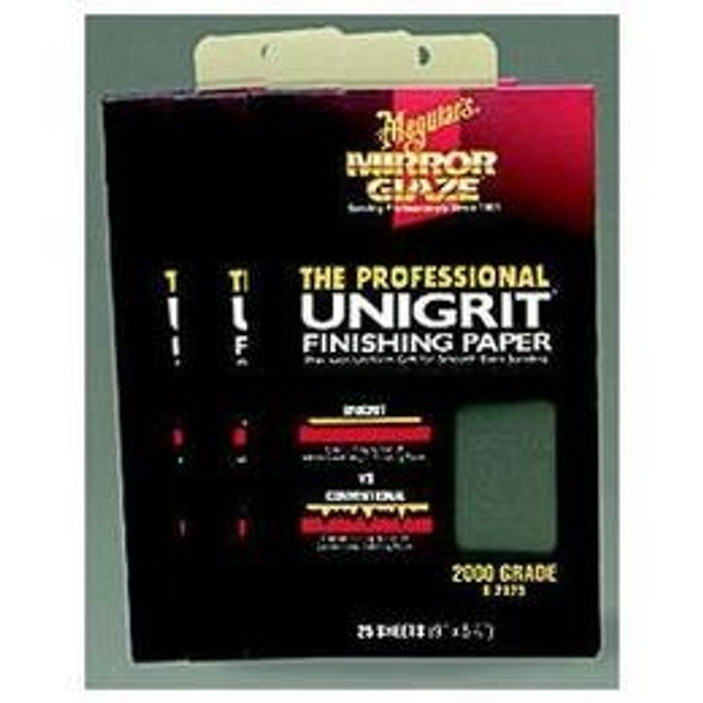 5-1/2" x 9" 1500-Grit 25pk Finishing Paper 5-1/2" x 9" 1500-Grit 25pk Finishing Paper