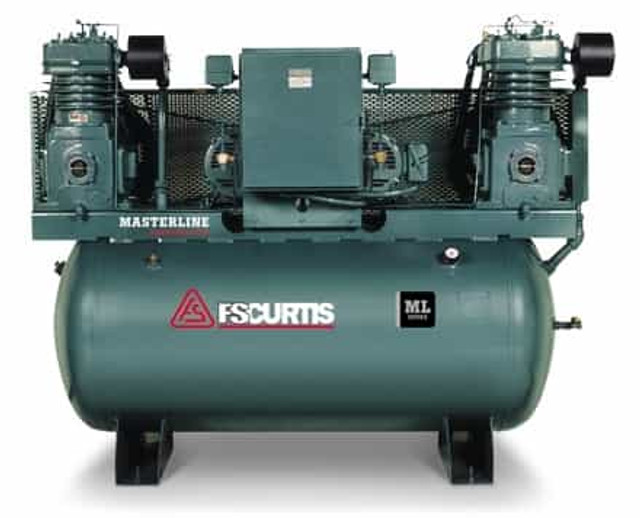 FS-Curtis ML7.5 200G 7.5HP(2) Duplex Tank Mounted Electric Air Compressor FS-Curtis ML7.5 200G 7.5HP(2) Duplex Tank Mounted Electric Air Compressor