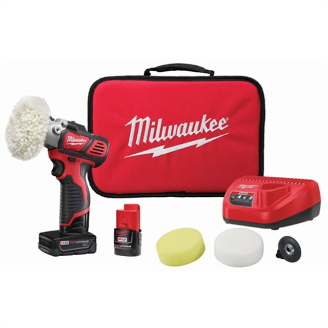 Milwaukee 2438-22X M12™ Variable Speed Polisher/Sander Kit Milwaukee 2438-22X M12™ Variable Speed Polisher/Sander Kit