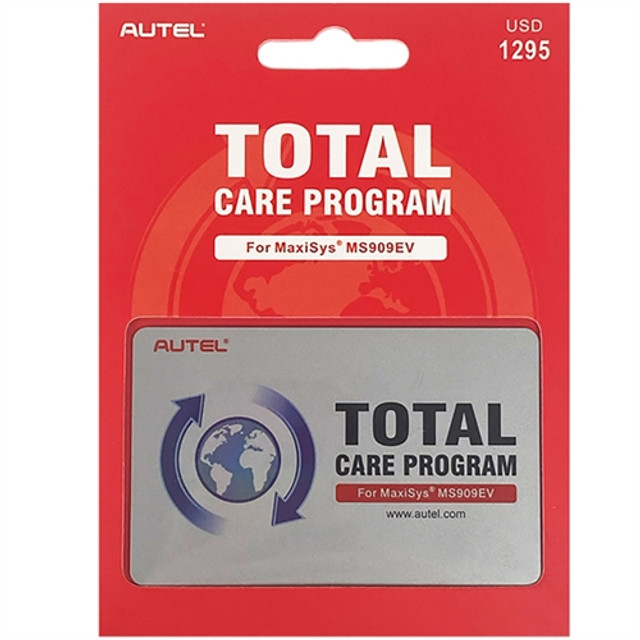Autel MS909EV1YRUP Total Care Program Card for MaxiSYS MS909EV Autel MS909EV1YRUP Total Care Program Card for MaxiSYS MS909EV