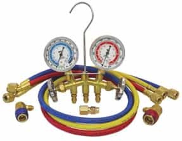 R-12/R-134a Brass Manifold Gauge Set R-12/R-134a Brass Manifold Gauge Set