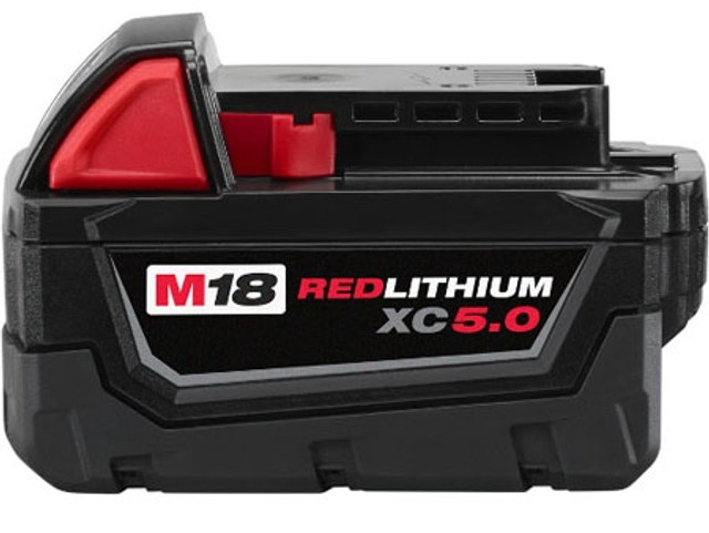 Milwaukee 48-11-1850 M18™ REDLITHIUM™ XC5.0 Extended Capacity Battery Pack Milwaukee 48-11-1850 M18™ REDLITHIUM™ XC5.0 Extended Capacity Battery Pack