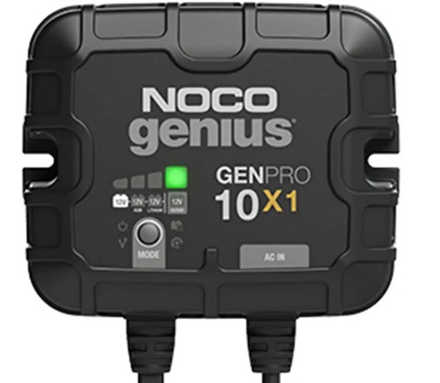 NOCO® GENPRO10X1 12V 1-Bank, 10-Amp On-Board Battery Charger NOCO® GENPRO10X1 12V 1-Bank, 10-Amp On-Board Battery Charger