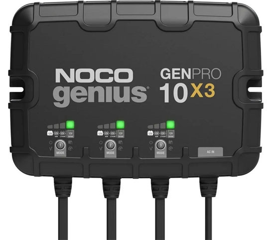 NOCO GEN5X3 12V 3-Bank 15 Amp Battery Charger | Best Buy Auto
