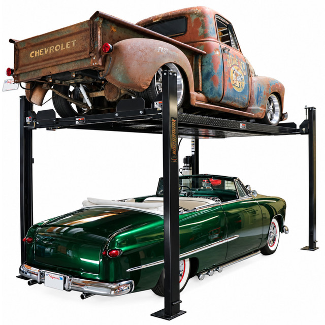 Nationwide NW-4-8KNPlus 8,000lb Ex-Tall 4 Post Car Storage & Service Parking Lift