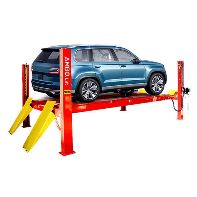 AMGO® Hydraulics PRO-14AE Extended 4 Post Alignment Lift 14,000 lbs