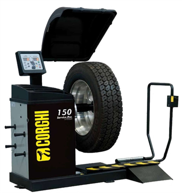 Corghi Service Pro 150 Truck Wheel Balancer w/Wheel Lift Corghi Service Pro 150 Truck Wheel Balancer w/Wheel Lift