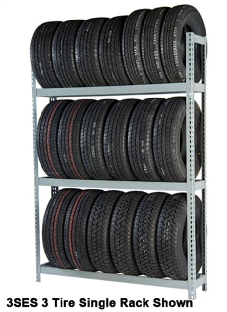 RiveTier&#174; II 4SES Single Starter 4 Tier Tire Rack - 4 Shelves