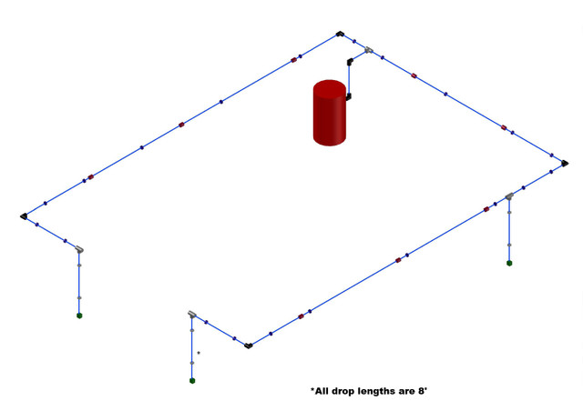 1 Bay Modular Air System Garage Kit