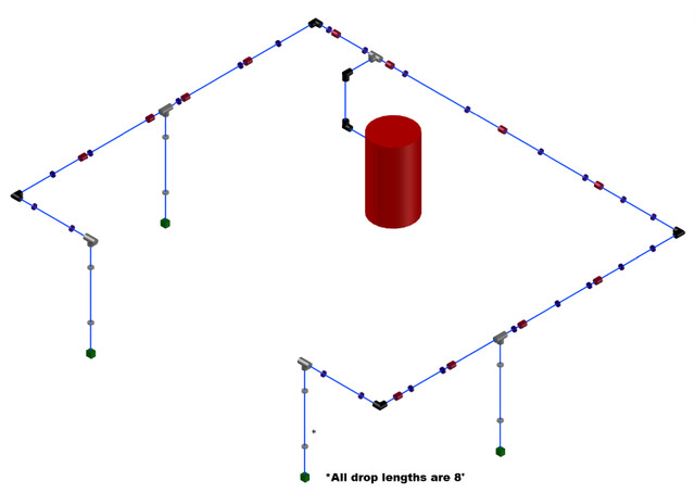 2 Bay Modular Air System Garage Kit