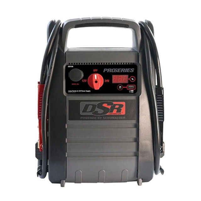 Schumacher DSR166 DSR Proseries 4400A 12V/24V Jump Starter & Portable Power Station Schumacher DSR166 DSR Proseries 4400A 12V/24V Jump Starter & Portable Power Station