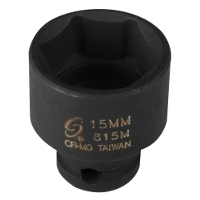 1/4"D 15mm 6pt Standard Impact Socket 1/4"D 15mm 6pt Standard Impact Socket